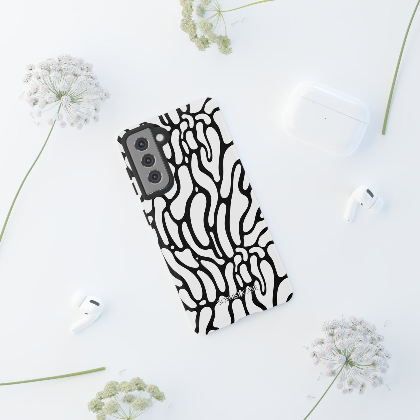 Dark Thoughts in Onyx - Tough Phone Case