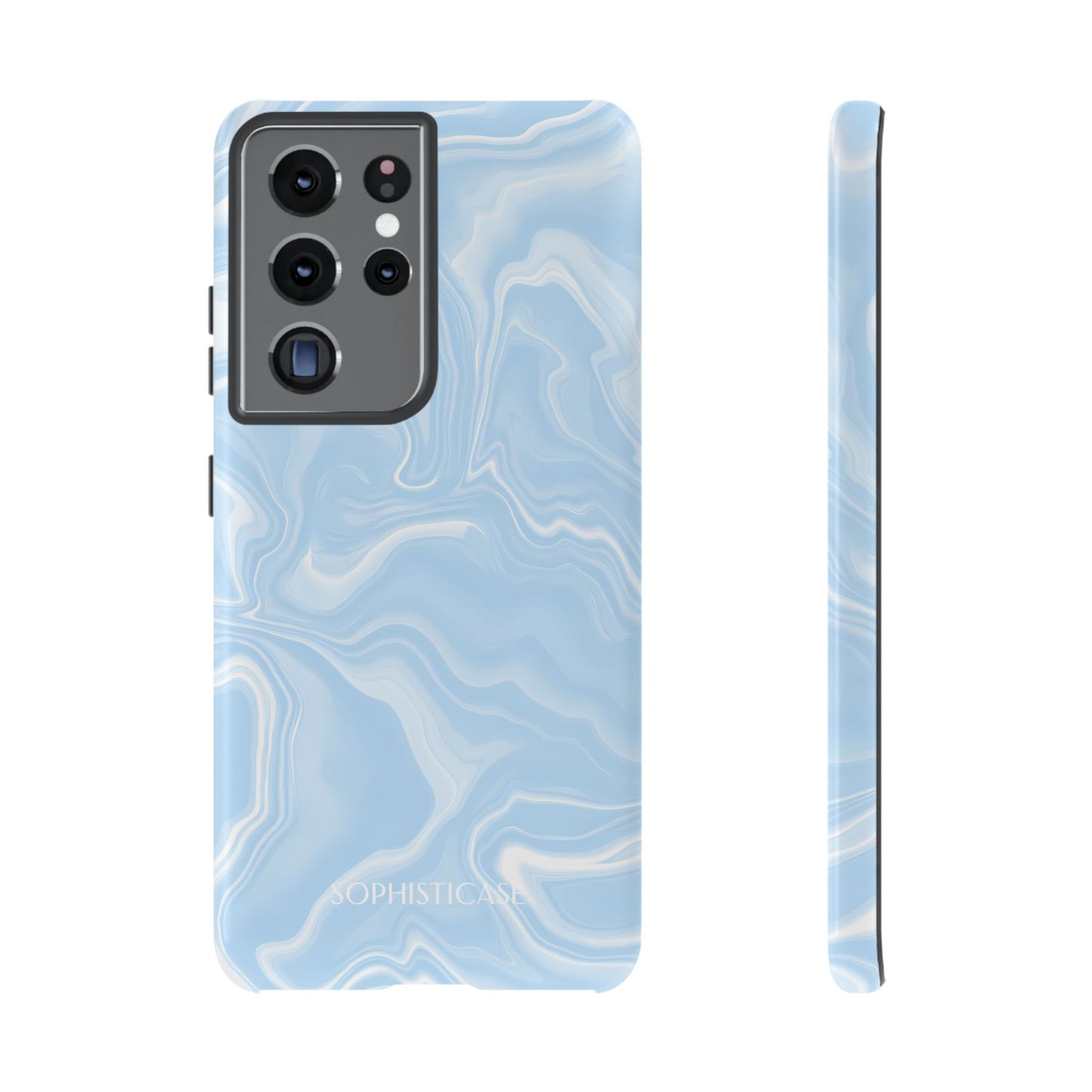 Liquid Dreams in Blue - Protective Phone Case for Samsung Galaxy