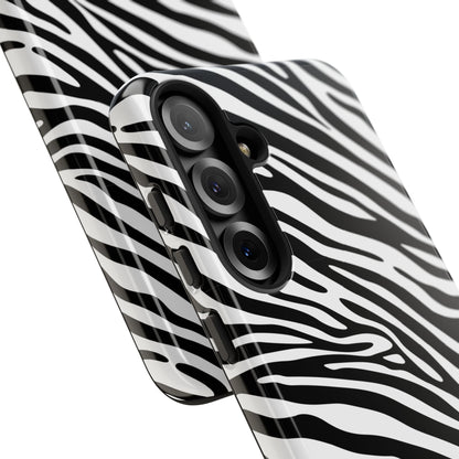 Dark Thoughts in Urban Zebra - Tough Phone Case