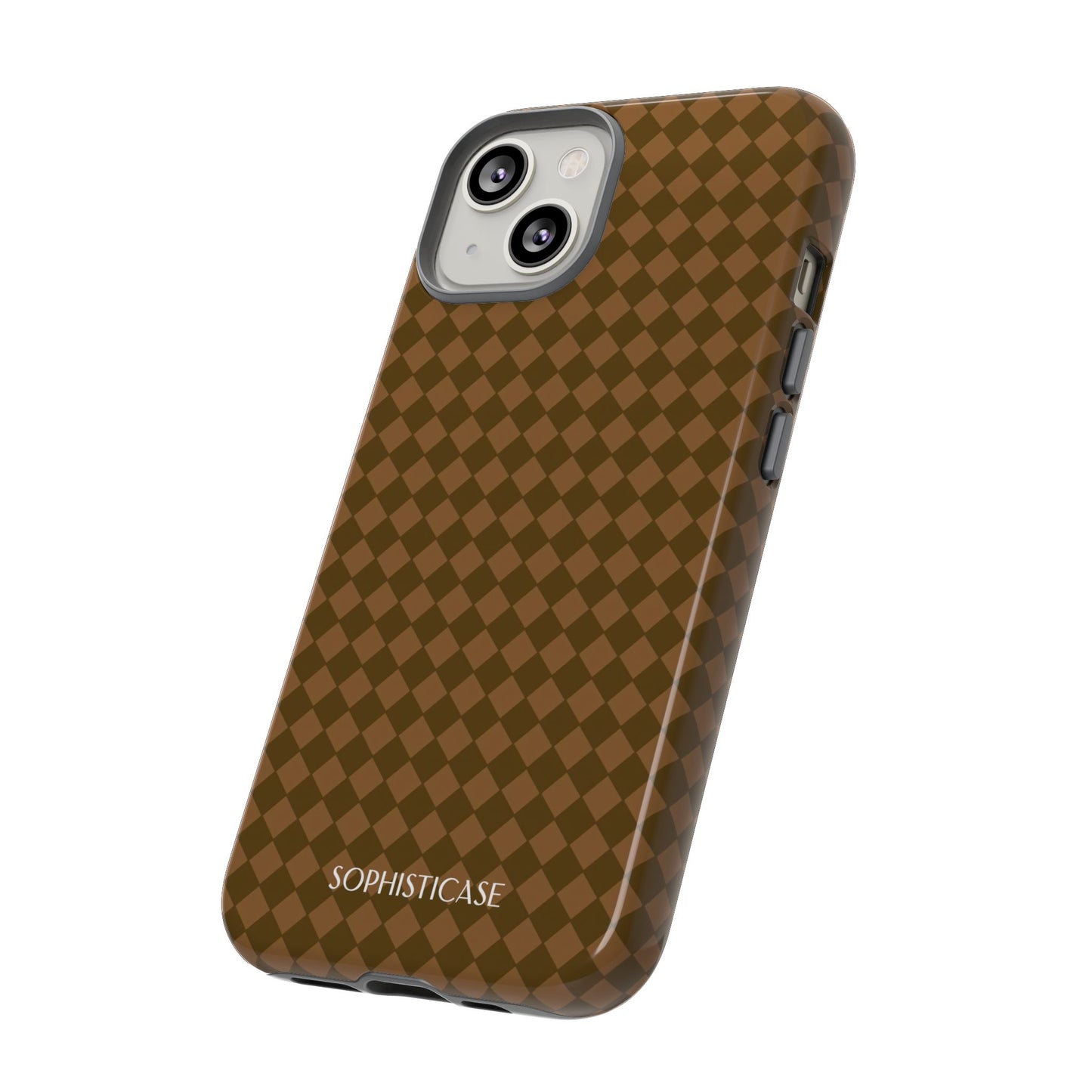 Diamond Diva in Deep Brown - iPhone Case