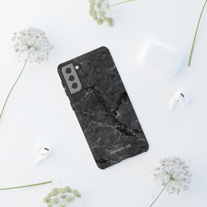 Marble Opulence in Black - iPhone Case, Samsung Galaxy Case, Google Pixel Case