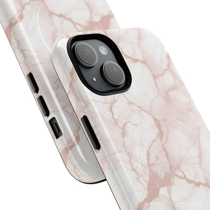 Marble Opulence in Neutral Beige - Magsafe Case