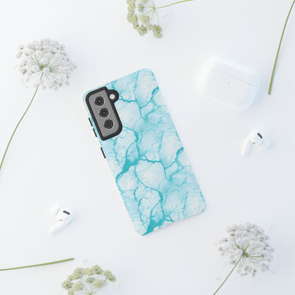 Marble Opulence in Aqua - Tough Phone Case