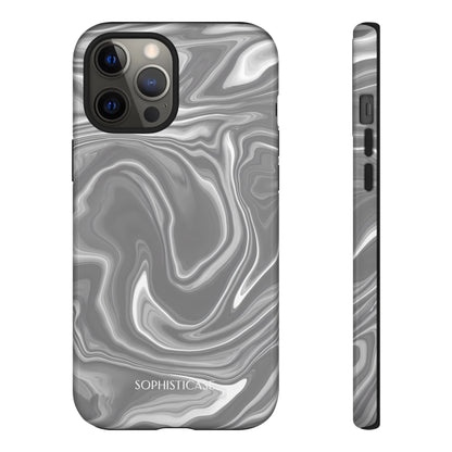 Liquid Dreams in Charcoal - iPhone Case