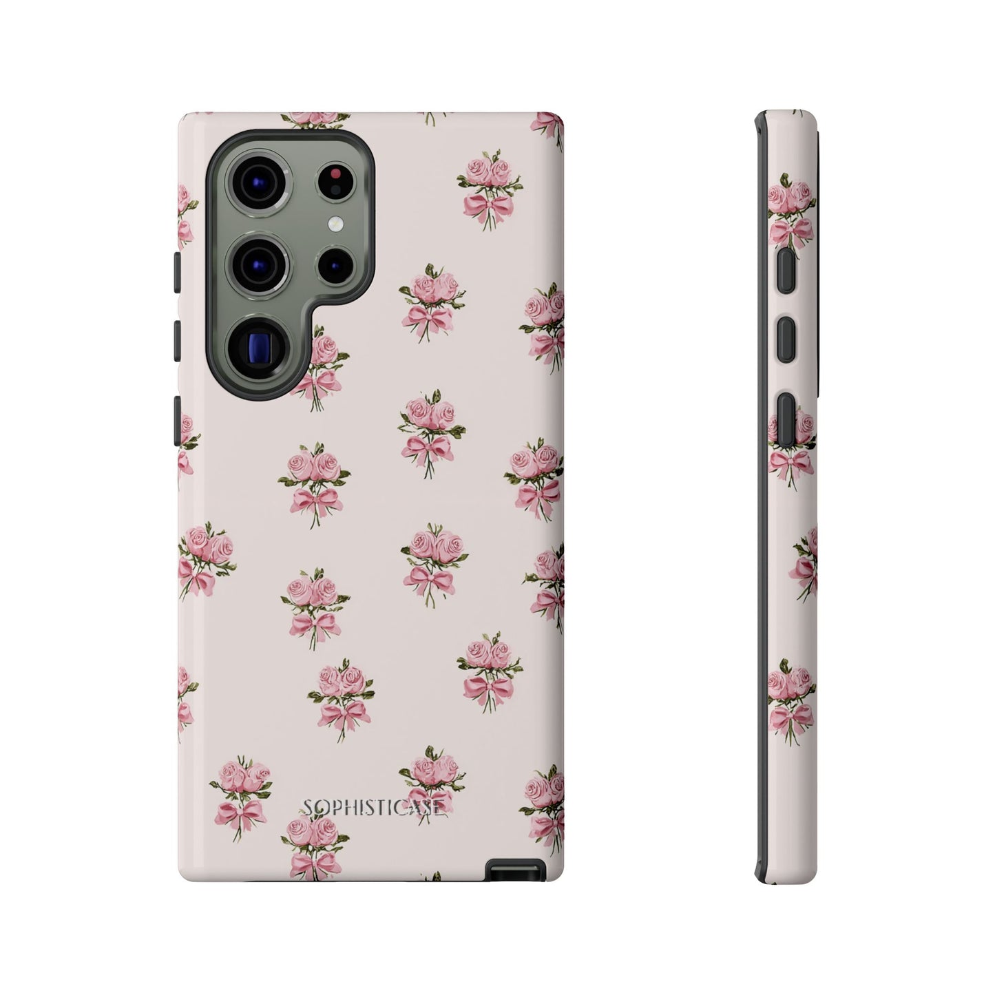 The Sweetest Thing in Coquette Rose Bouquet - iPhone Case, Samsung Galaxy Case, Google Pixel Case
