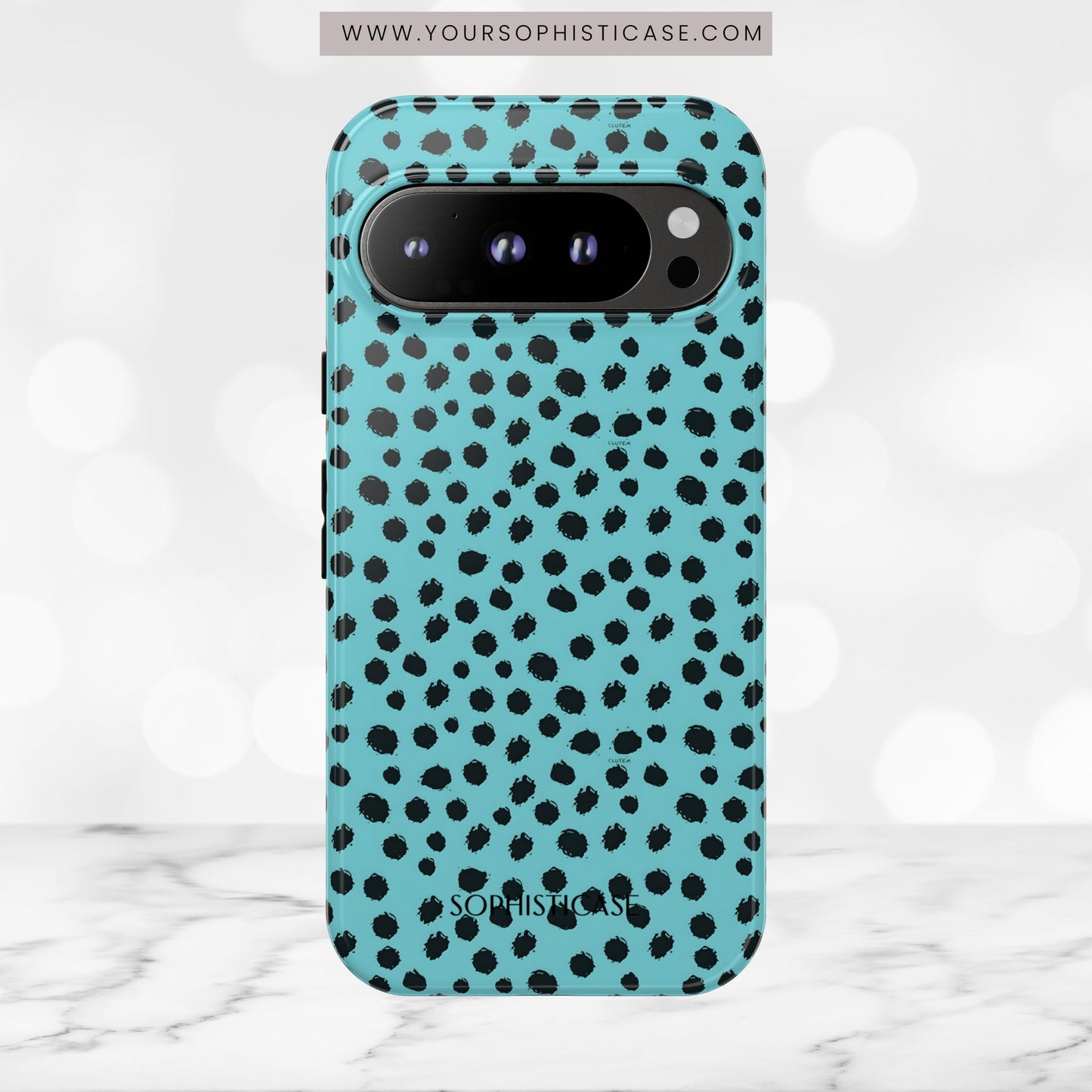 Cheetahs and Liars in Aqua - Tough Phone Case