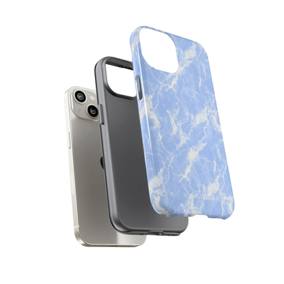 Marble Crush in Blue - Tough Phone Case