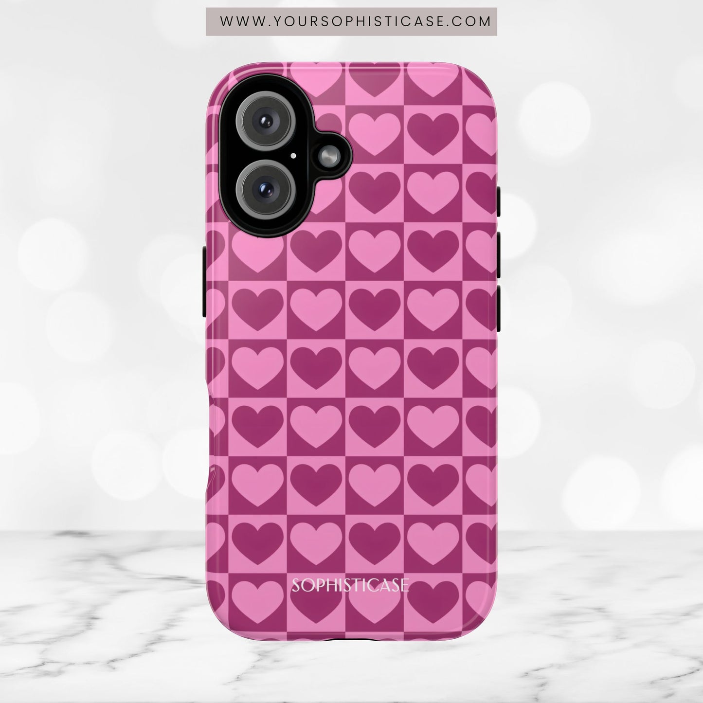Tough Love in Purple - Tough Phone Case