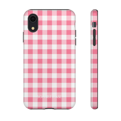 Tough Case - Gingham in Salmon