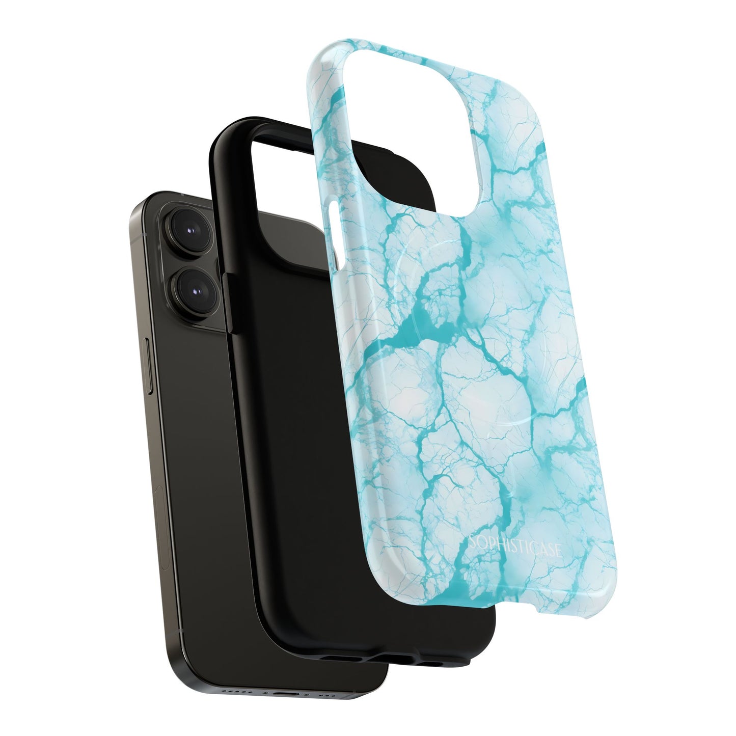Marble Opulence in Aqua - Magsafe Case