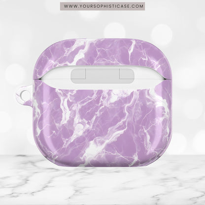 AirPod Cases - Marble Crush in Purple