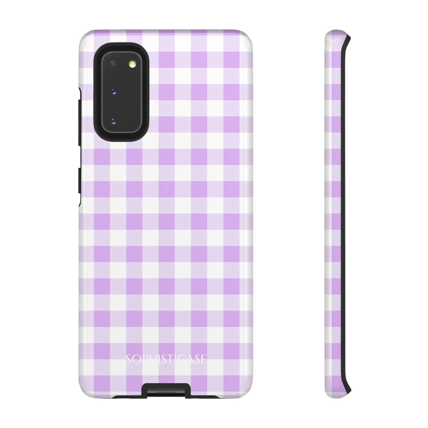 Tough Case - Gingham in Purple