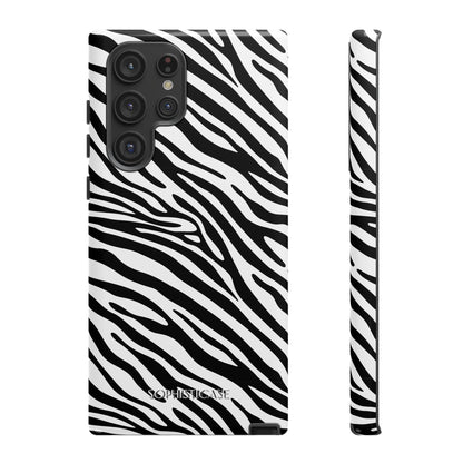 Dark Thoughts in Urban Zebra - Tough Phone Case