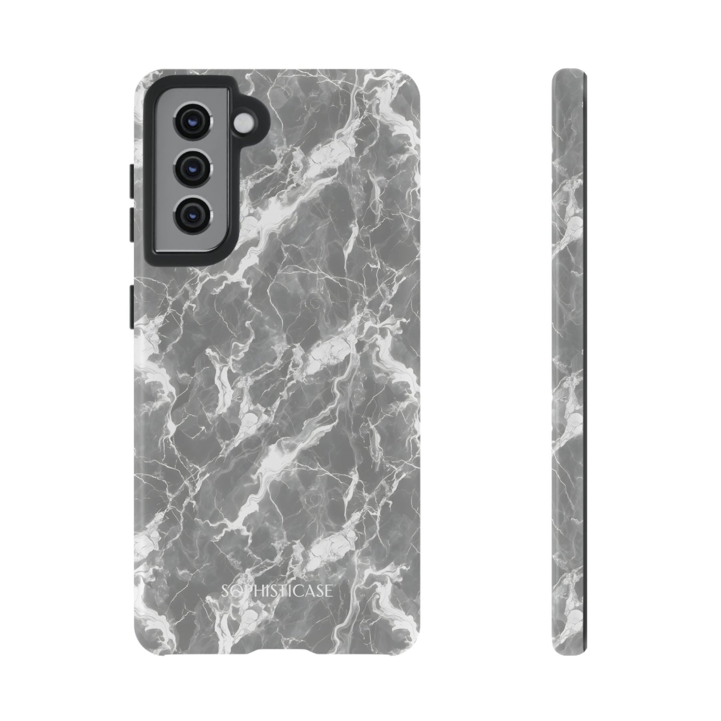 Marble Crush in Charcoal Grey - iPhone Case, Samsung Galaxy Case, Google Pixel Case