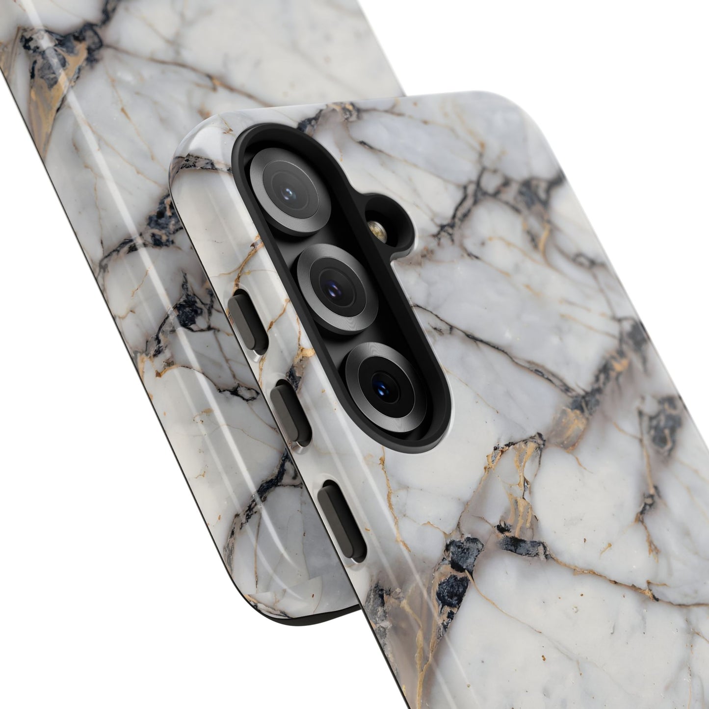 Marble Opulence in Cracked Beige - iPhone Case, Samsung Galaxy Case, Google Pixel Case
