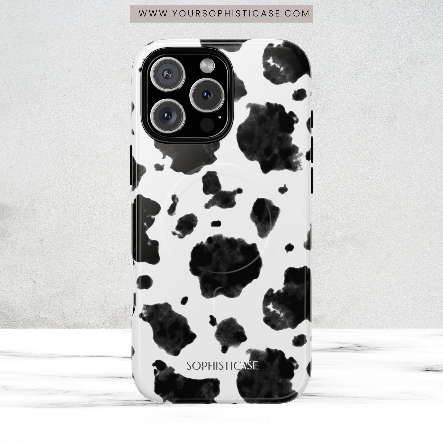 Holy Cow in Black - Magsafe Case