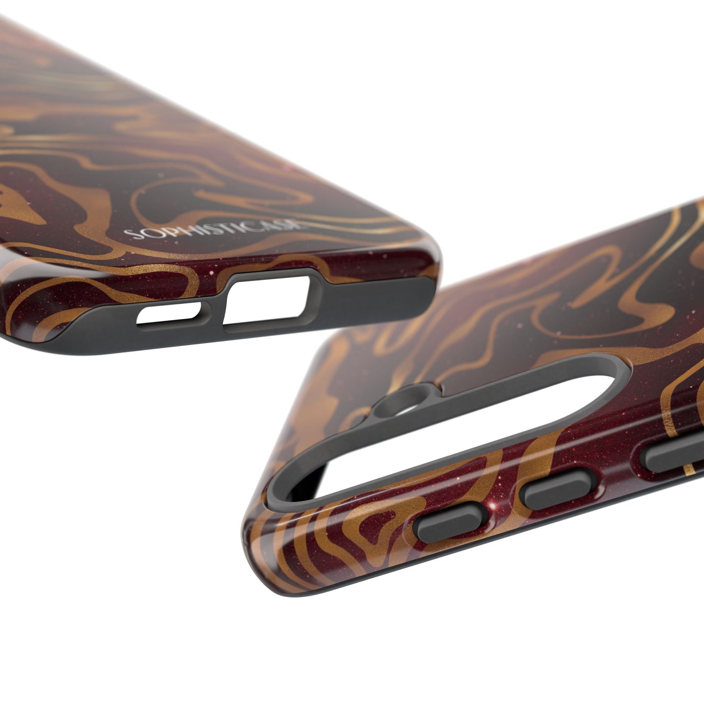 Cosmic Zebra in Red - iPhone Case, Samsung Galaxy Case, Google Pixel Case