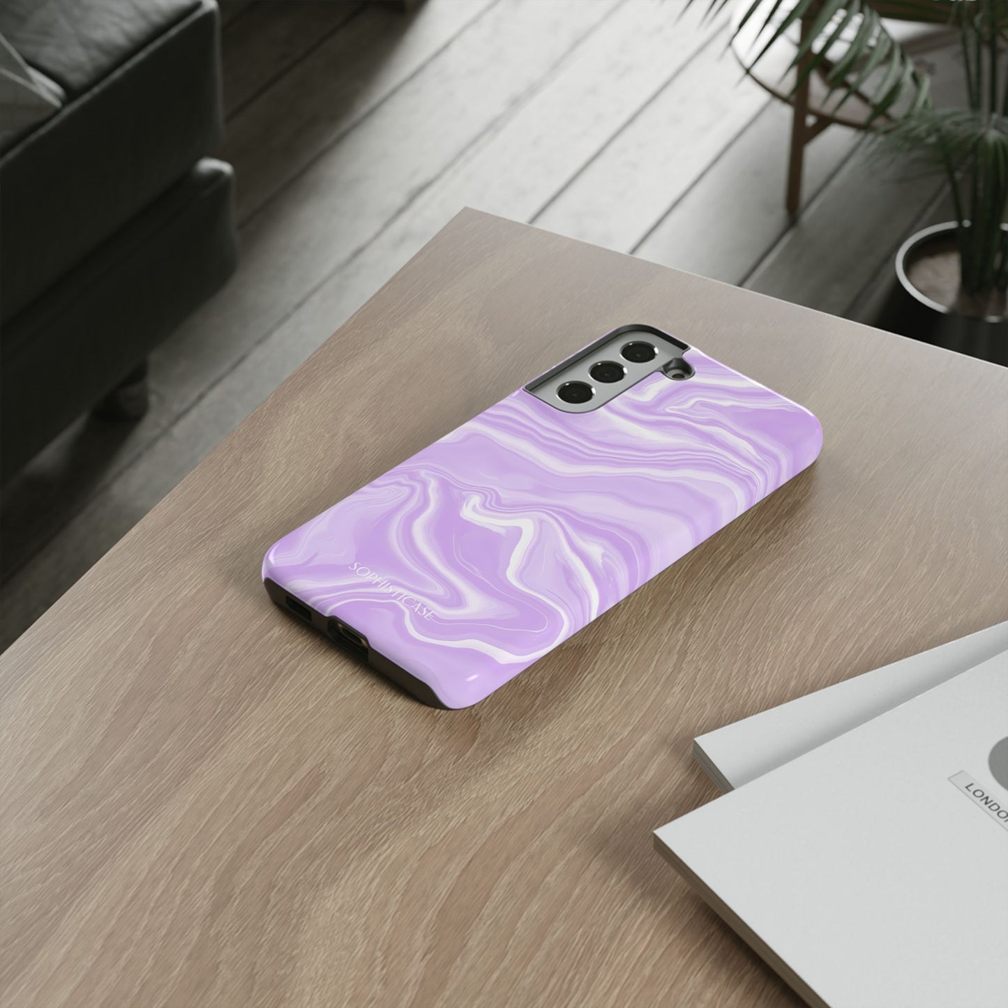 Liquid Dreams in Light Purple - Tough Phone Case
