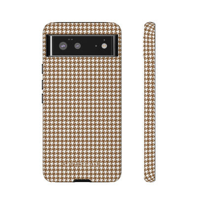 Tough Case - Houndstooth in Brown