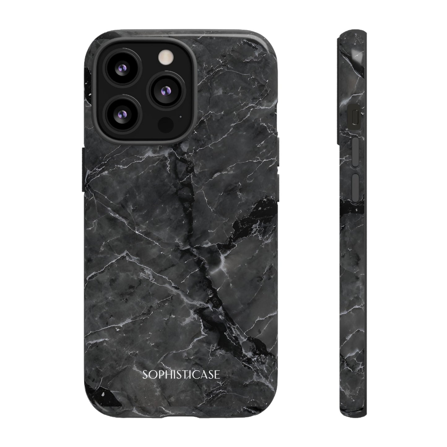 Marble Opulence in Black - iPhone Case, Samsung Galaxy Case, Google Pixel Case