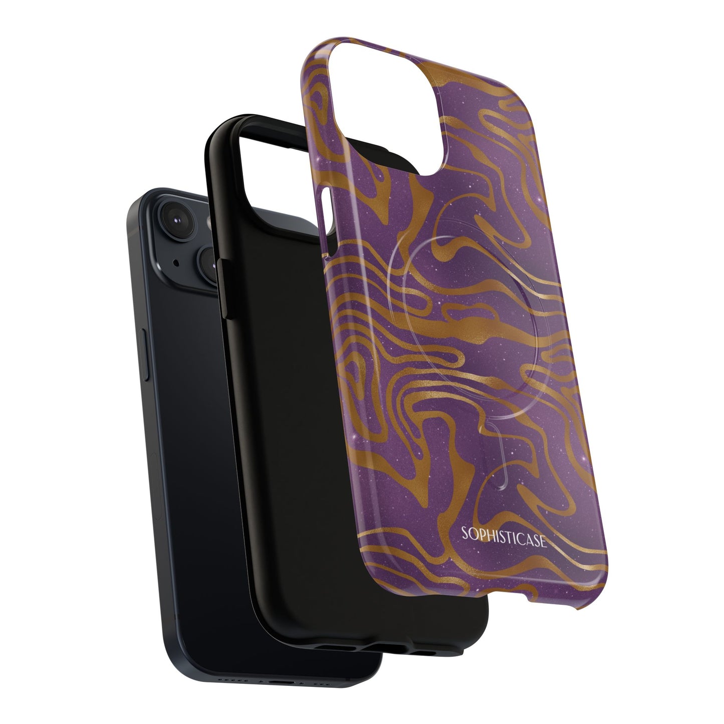 Cosmic Gold in Purple - iPhone Magsafe Case