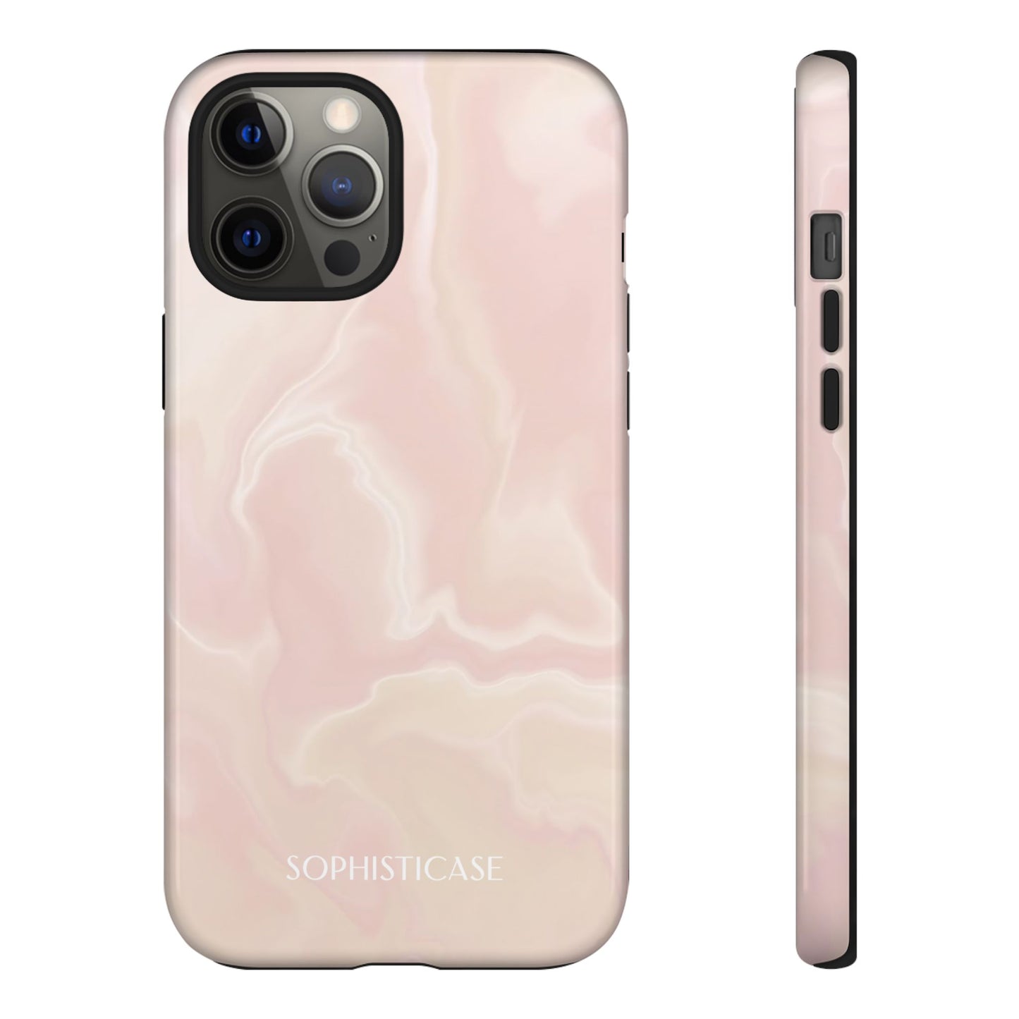 Liquid Magic in Beige Haze - iPhone Case