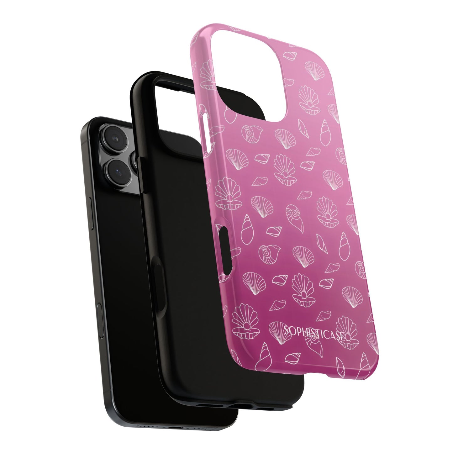 Seashell Society in Purple - iPhone Case