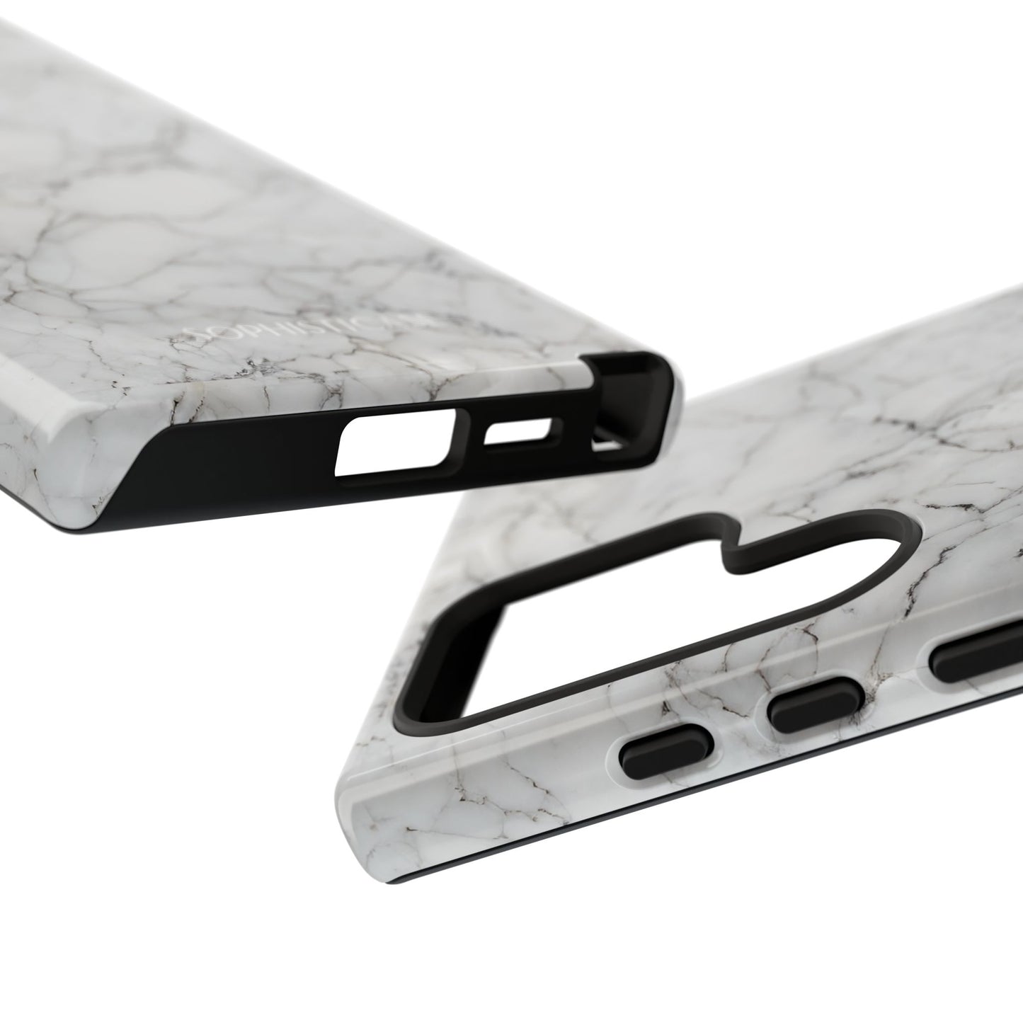 Marble Opulence in White - iPhone Case, Samsung Galaxy Case, Google Pixel Case