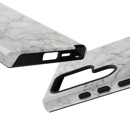Marble Opulence in White - iPhone Case, Samsung Galaxy Case, Google Pixel Case
