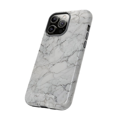 Marble Opulence in White - iPhone Case, Samsung Galaxy Case, Google Pixel Case
