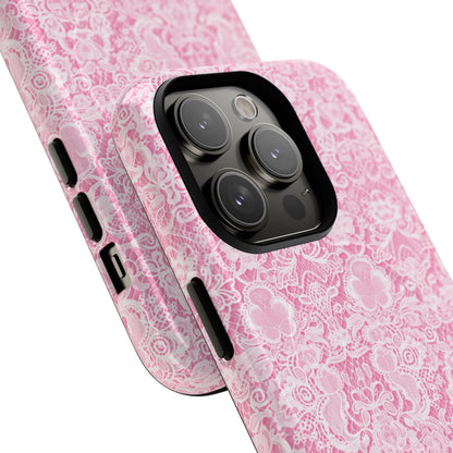 Luxe Lace in Pink - Magsafe Case