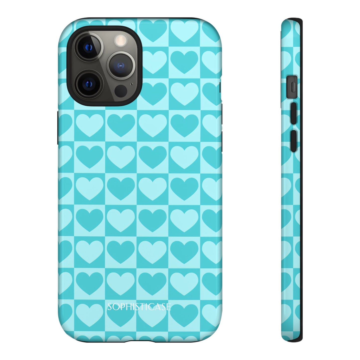 Tough Love in Aqua - Tough Phone Case