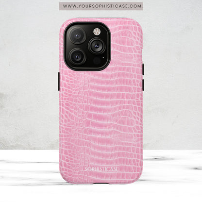 Luxe Leather in Pink - Magsafe Case