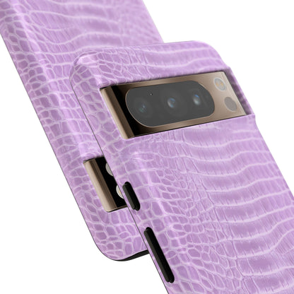 Luxe Leather in Purple - Tough Phone Case