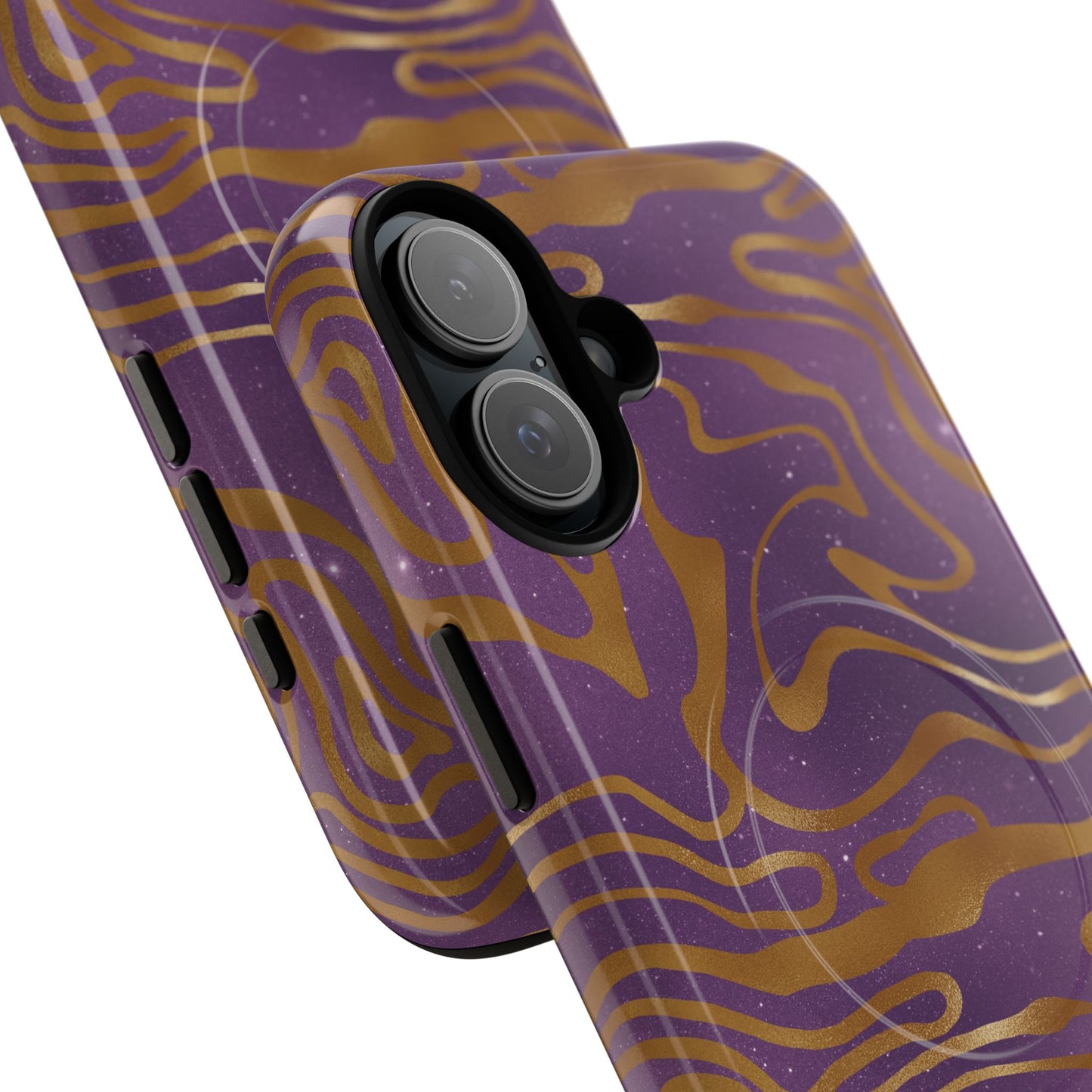 Cosmic Gold in Purple - iPhone Magsafe Case