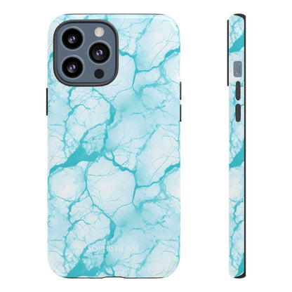 Marble Opulence in Aqua - Tough Phone Case