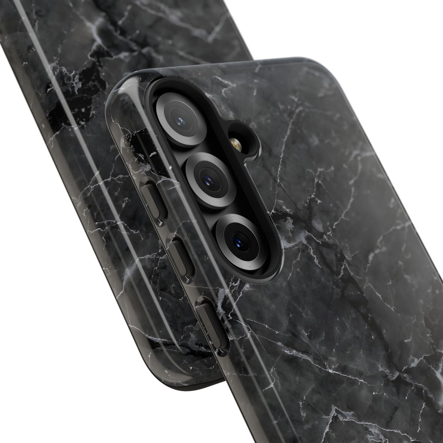Marble Opulence in Black - iPhone Case, Samsung Galaxy Case, Google Pixel Case
