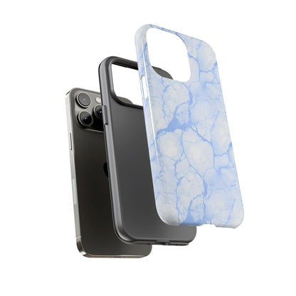 Marble Opulence in Blue - iPhone Case