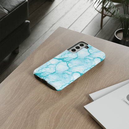 Marble Opulence in Aqua - Tough Phone Case