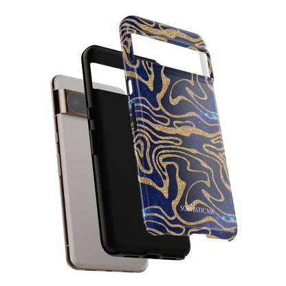 Cosmic Zebra in Blue - iPhone Case, Samsung Galaxy Case, Google Pixel Case