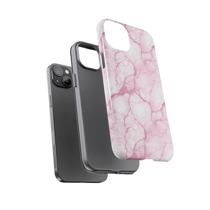 Marble Opulence in Pink - iPhone Case
