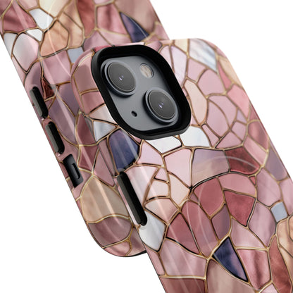 Rose' Runway in Pink Mosaic - Magsafe Case