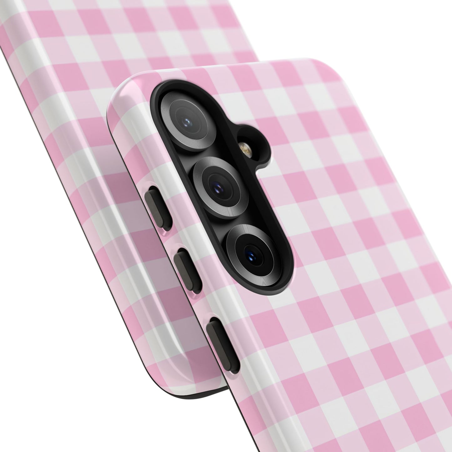 Gingham in Pink - Tough Phone Case