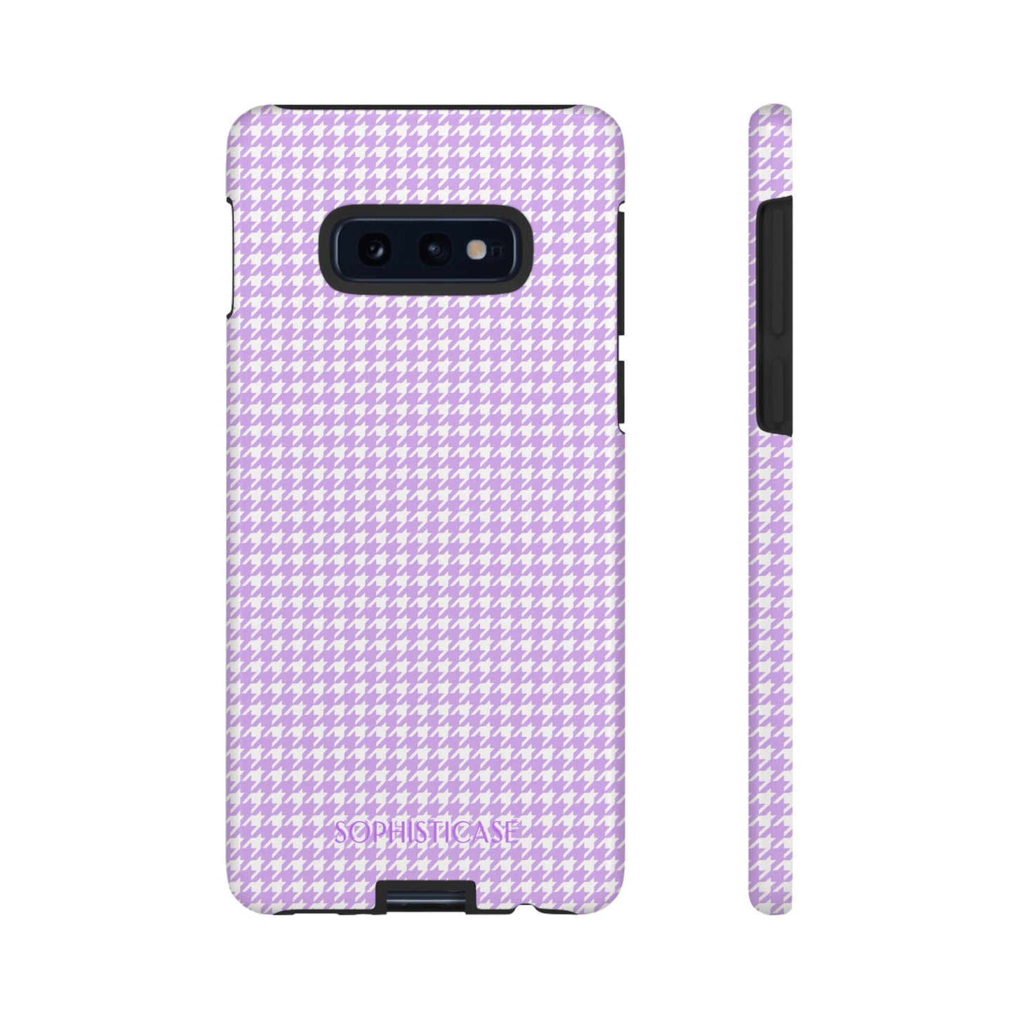 Tough Case - Houndstooth in Pastel Purple