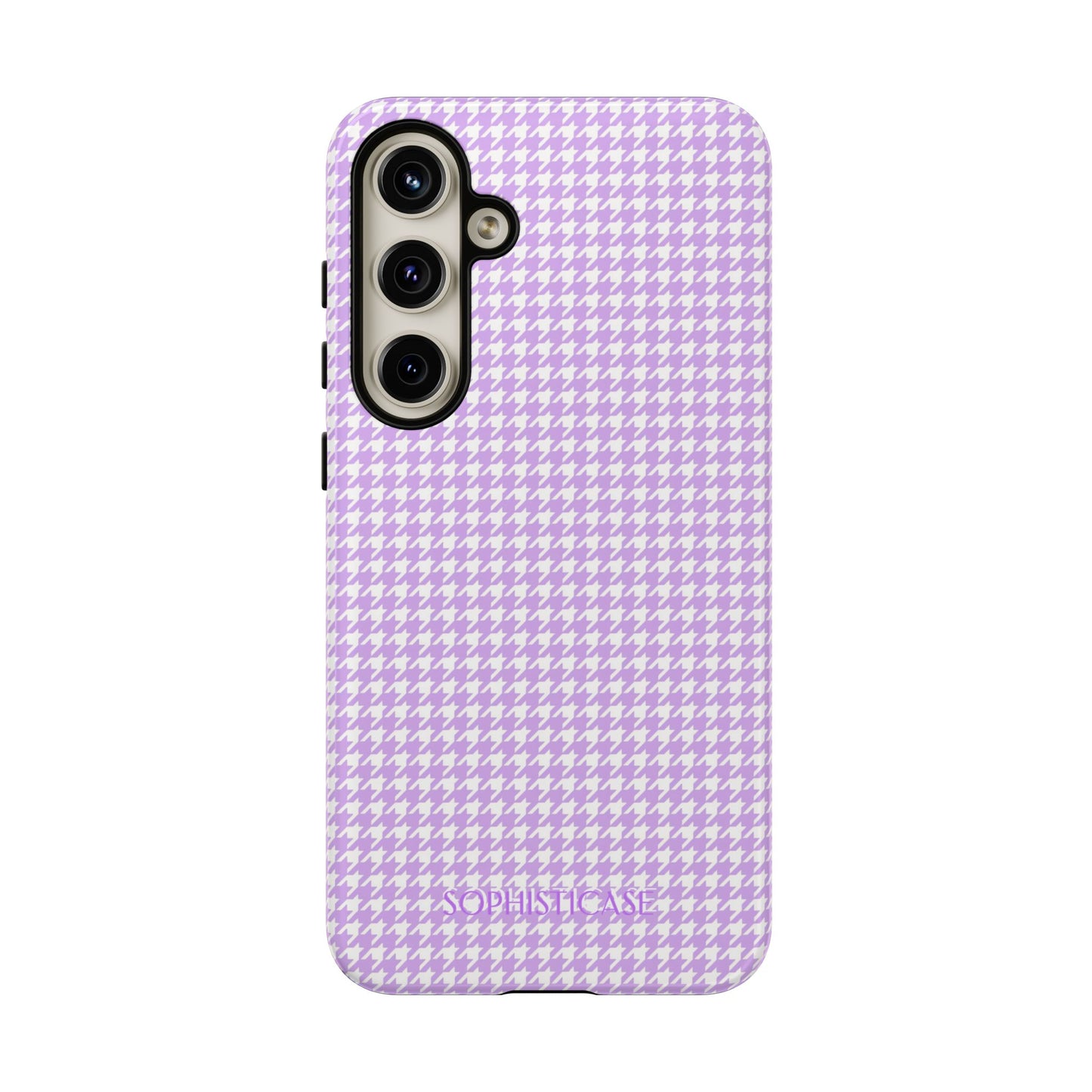 Tough Case - Houndstooth in Pastel Purple