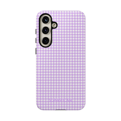 Tough Case - Houndstooth in Pastel Purple