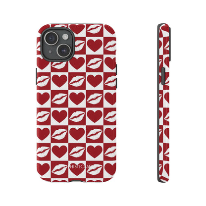 Belle Amie in Red - iPhone Case, Samsung Galaxy Case, Google Pixel Case