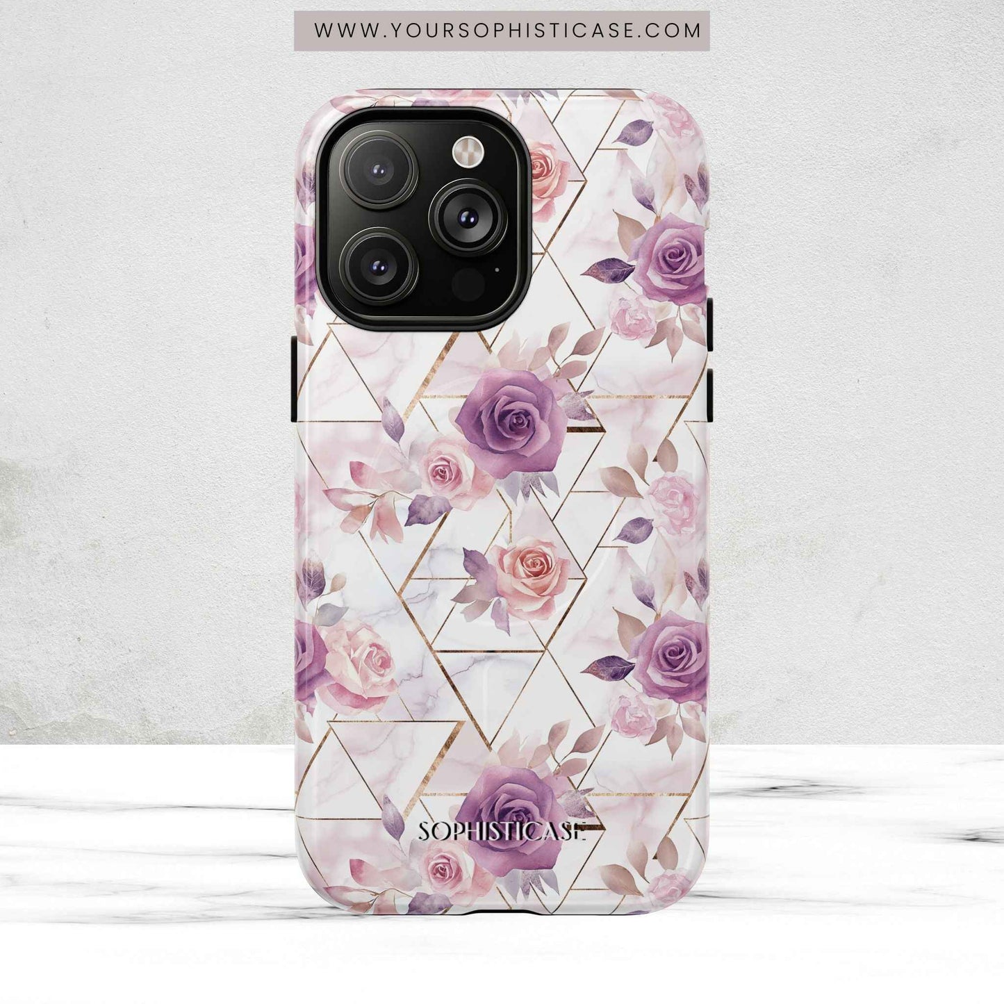 Royal Floral in Rose Royale - iPhone Magsafe Case