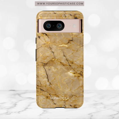 Marble Opulence in Gold - iPhone Case, Samsung Galaxy Case, Google Pixel Case