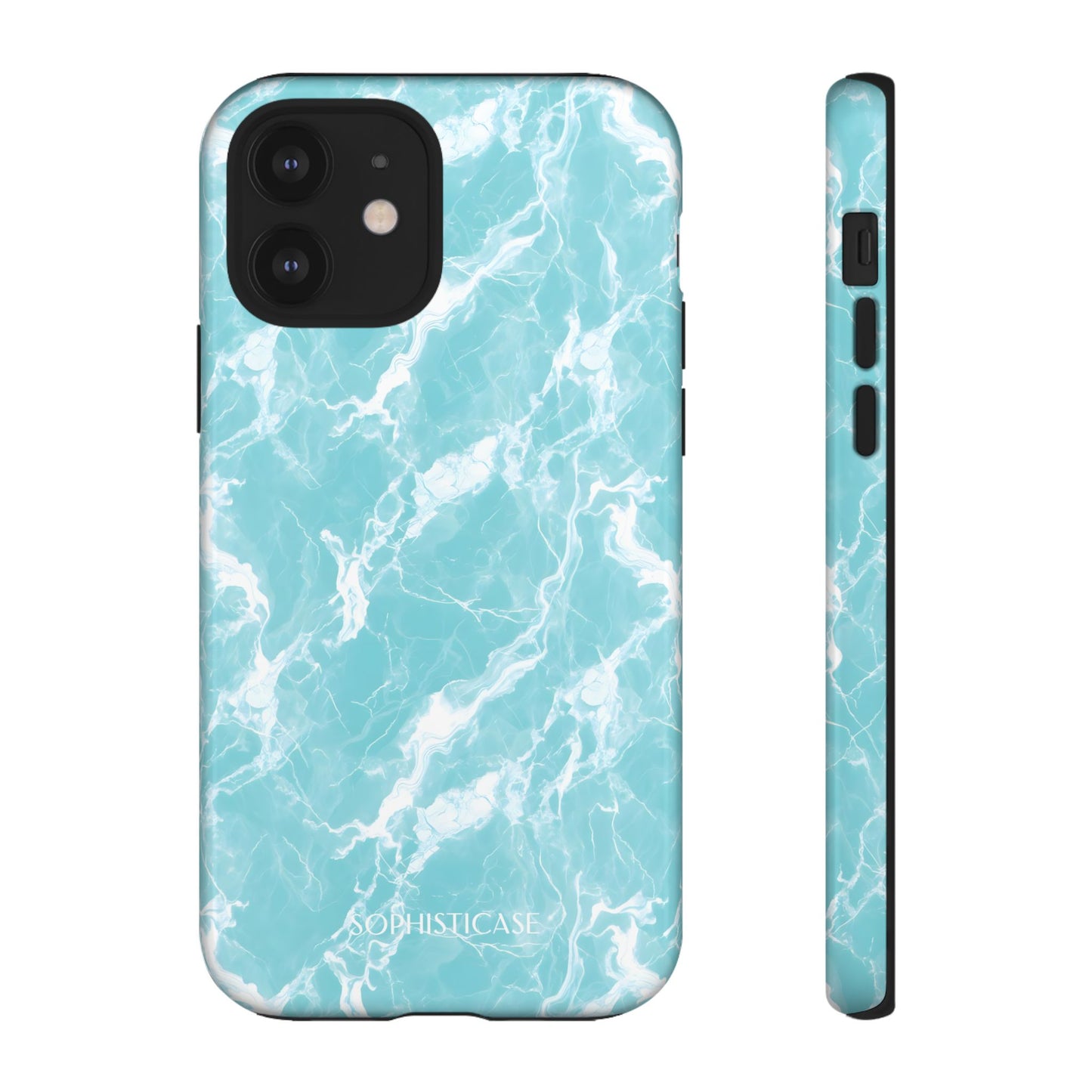 Marble Crush in Aqua - iPhone Case